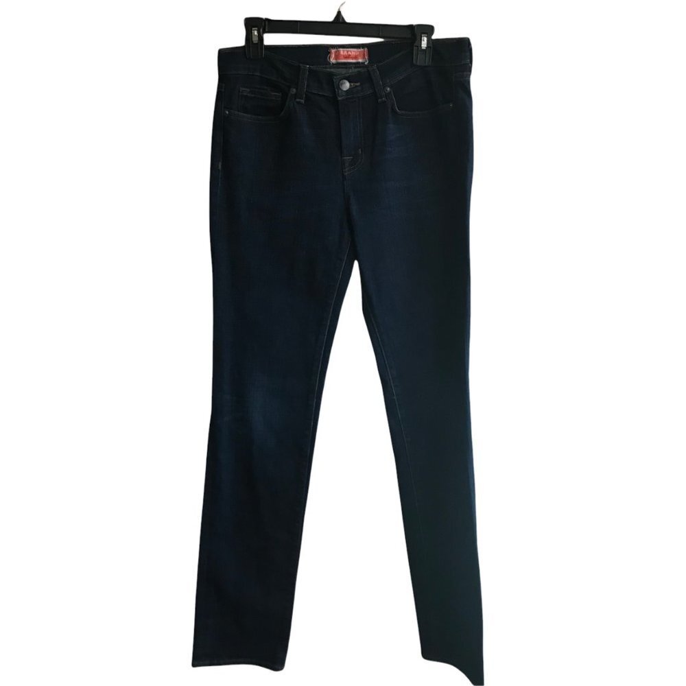 J BRAND Boutique jeans Women Size 30 DURBAN Cigarette Straight Leg Dark Wash EUC